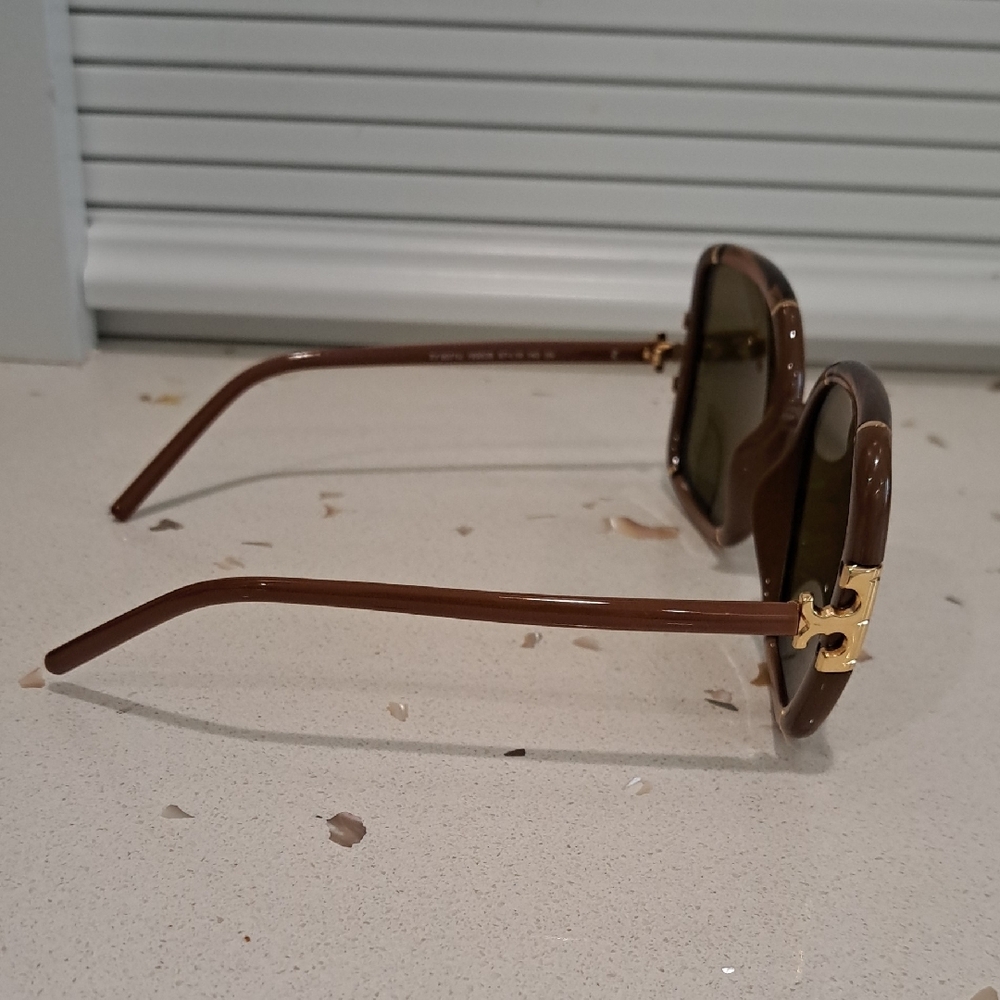 NWT Tory Burch Brown Frame Sunglasses - Picture 4 of 10